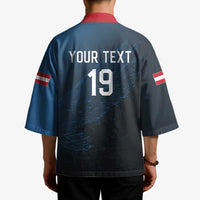 Custom World Football 2026 Austria Kimono Das Team Go Champions Blue Version