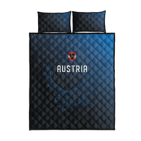 World Football 2026 Austria Quilt Bed Set Das Team Go Champions Blue Version