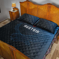 World Football 2026 Austria Quilt Bed Set Das Team Go Champions Blue Version