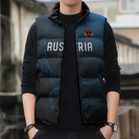 Custom World Football 2026 Austria Sleeveless Puffer Jacket Das Team Go Champions Blue Version
