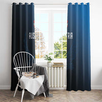 World Football 2026 Austria Window Curtain Das Team Go Champions Blue Version