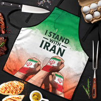 I Stand With Iran Apron Freedom for the Iranian People