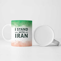 I Stand With Iran Personalized Ceramic Mug Freedom for the Iranian People