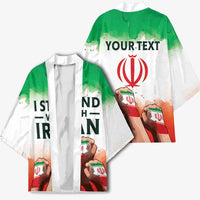 I Stand With Iran Personalized Kimono Freedom for the Iranian People