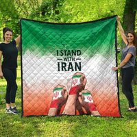 I Stand With Iran Quilt Freedom for the Iranian People