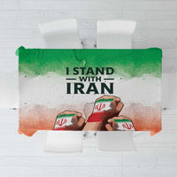 I Stand With Iran Tablecloth Freedom for the Iranian People