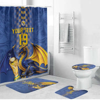 Custom World Football Bosnia and Herzegovina Bathroom Set Go Zmajevi Dragons Road To 2026