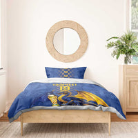 Custom World Football Bosnia and Herzegovina Bedding Set Go Zmajevi Dragons Road To 2026