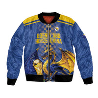 Custom World Football Bosnia and Herzegovina Bomber Jacket Go Zmajevi Dragons Road To 2026