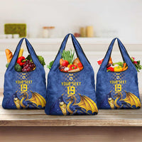 Custom World Football Bosnia and Herzegovina Grocery Bag Go Zmajevi Dragons Road To 2026
