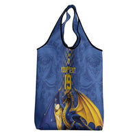 Custom World Football Bosnia and Herzegovina Grocery Bag Go Zmajevi Dragons Road To 2026