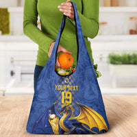 Custom World Football Bosnia and Herzegovina Grocery Bag Go Zmajevi Dragons Road To 2026