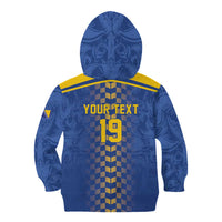 Custom World Football Bosnia and Herzegovina Kid Hoodie Go Zmajevi Dragons Road To 2026