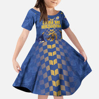 Custom World Football Bosnia and Herzegovina Kid Short Sleeve Dress Go Zmajevi Dragons Road To 2026
