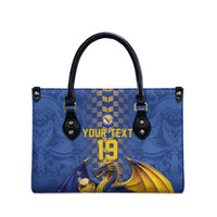 Custom World Football Bosnia and Herzegovina Leather Bag Go Zmajevi Dragons Road To 2026