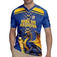 Custom World Football Bosnia and Herzegovina Rugby Jersey Go Zmajevi Dragons Road To 2026
