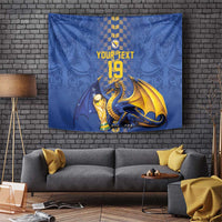 Custom World Football Bosnia and Herzegovina Tapestry Go Zmajevi Dragons Road To 2026