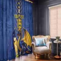 Custom World Football Bosnia and Herzegovina Window Curtain Go Zmajevi Dragons Road To 2026