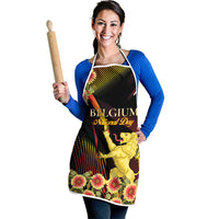 Belgium National Day Apron Rampant Lion Gaillardia Heritage Pride