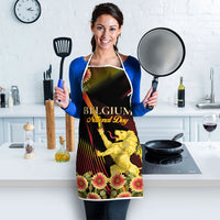 Belgium National Day Apron Rampant Lion Gaillardia Heritage Pride