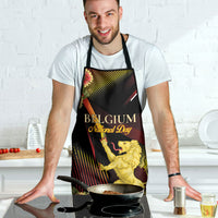 Belgium National Day Apron Rampant Lion Gaillardia Heritage Pride