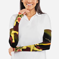 Personalized Belgium National Day Arm Sleeves Rampant Lion Gaillardia Heritage Pride
