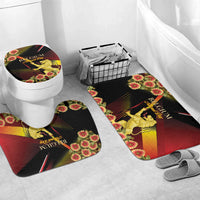 Belgium National Day Bathroom Set Rampant Lion Gaillardia Heritage Pride