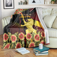Belgium National Day Blanket Rampant Lion Gaillardia Heritage Pride