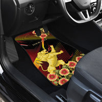 Personalized Belgium National Day Car Mats Rampant Lion Gaillardia Heritage Pride