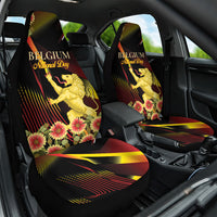 Belgium National Day Car Seat Cover Rampant Lion Gaillardia Heritage Pride