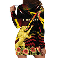 Personalized Belgium National Day Hoodie Dress Rampant Lion Gaillardia Heritage Pride