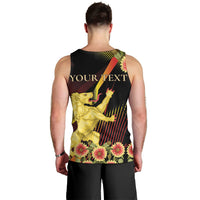 Personalized Belgium National Day Men Tank Top Rampant Lion Gaillardia Heritage Pride