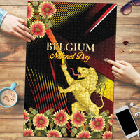 Belgium National Day Puzzle Rampant Lion Gaillardia Heritage Pride