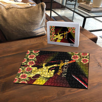 Belgium National Day Puzzle Rampant Lion Gaillardia Heritage Pride
