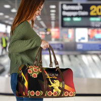 Belgium National Day Travel Bag Rampant Lion Gaillardia Heritage Pride