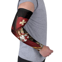 Switzerland National Day Arm Sleeves Helvetia Alps Heritage Pride