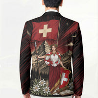 Switzerland National Day Blazer Helvetia Alps Heritage Pride