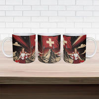 Switzerland National Day Ceramic Mug Helvetia Alps Heritage Pride