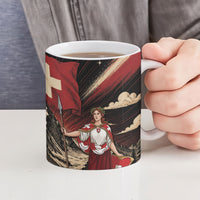 Switzerland National Day Ceramic Mug Helvetia Alps Heritage Pride