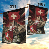 Switzerland National Day Garden Flag Helvetia Alps Heritage Pride