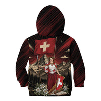 Switzerland National Day Kid Hoodie Helvetia Alps Heritage Pride