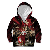 Switzerland National Day Kid Hoodie Helvetia Alps Heritage Pride