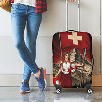 Switzerland National Day Luggage Cover Helvetia Alps Heritage Pride