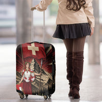 Switzerland National Day Luggage Cover Helvetia Alps Heritage Pride