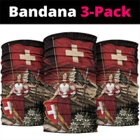 Switzerland National Day Neck Gaiter Helvetia Alps Heritage Pride