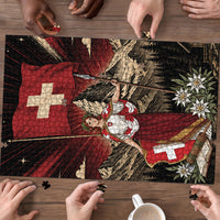 Switzerland National Day Puzzle Helvetia Alps Heritage Pride