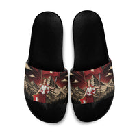 Switzerland National Day Slide Sandals Helvetia Alps Heritage Pride