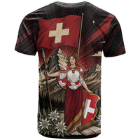 Switzerland National Day T Shirt Helvetia Alps Heritage Pride