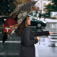 Switzerland National Day Umbrella Helvetia Alps Heritage Pride