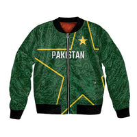 Custom Pakistan Cricket Bomber Jacket Shaheens Crescent Star Spirit
